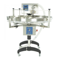 Пристрій для дозування, кремування і накачування меду з столом обертовим (зубчастий модуль)