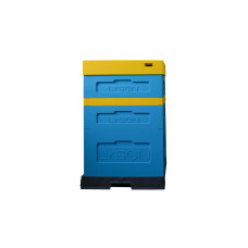 Вулик пінополістирольний Дадан на 10 рамок Lyson з пластиковим дном фарбований