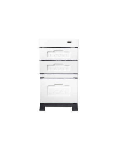 Улей пенополистирольный Дадан на 10 рамок Lyson с пластиковым дном (некрашеный)