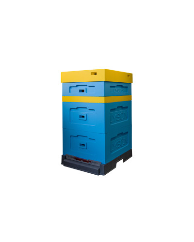 Вулик пінополістирольний Рута на 10 рамок Lyson з пластиковим дном фарбований