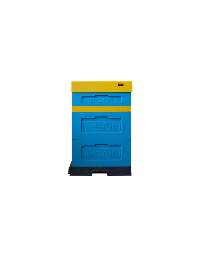 Вулик пінополістирольний Рута на 10 рамок Lyson з пластиковим дном фарбований