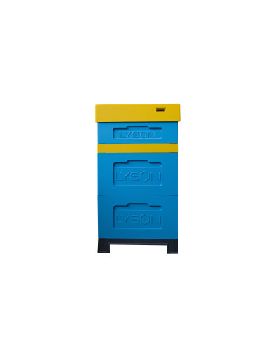 Вулик пінополістирольний Рута на 10 рамок Lyson з пластиковим дном фарбований