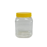 Банка пластикова 0,450л. (квадрат.)