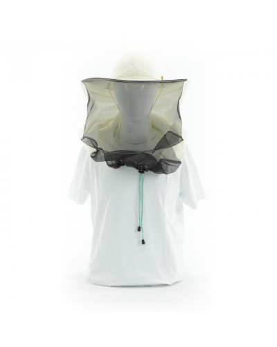 Капелюх бджолярський з льону (полотно ззаду)