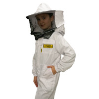 Комбінезон бджолярський, дитячий, з капелюхом і лицевою сіткою