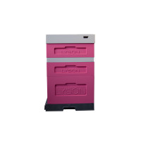 Вулик пінополістирольний Дадан на 10 рамок Lyson з пластиковим дном фарбований (Рожевий)