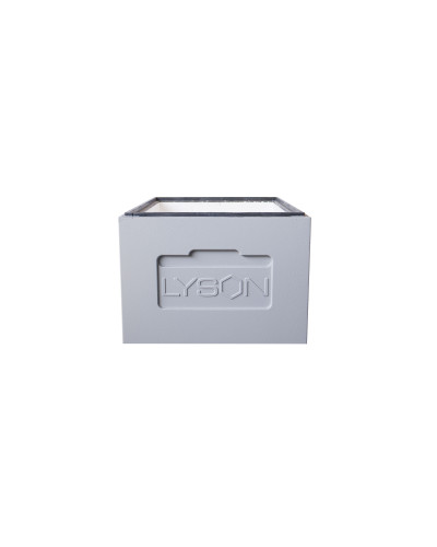 Корпус вулика на 10 рамок Дадан Lyson пінополістирольний фарбований (сірий)