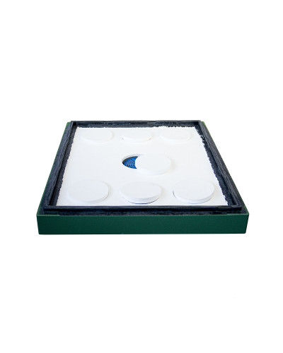 Стеля до вулика на 10 рамок Lyson пінополістирольна фарбована (зелена)