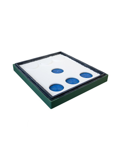 Стеля до вулика на 10 рамок Lyson пінополістирольна фарбована (зелена) Стеля до вулика на 10 рамок Lyson пінополістирольна фарбована (зелена)