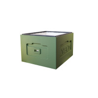 Корпус вулика на 10 рамок Дадан Lyson пінополістирольний фарбований (зелений)