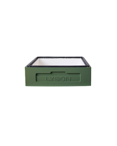 Корпус вулика на 10 рамок  Дадан 1/2 Lyson пінополістирольний фарбований (зелений) W1018_Z