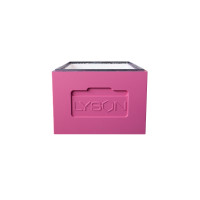 Корпус вулика на 10 рамок Дадан Lyson пінополістирольний фарбований (рожевий)