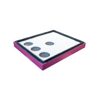 Стеля до вулика на 10 рамок Lyson пінополістирольна фарбована (рожева)