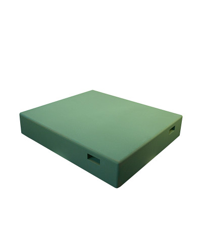 Дашок для 10-ти рамкового вулика Lyson пінополістирольний високий фарбований (зелений колір)