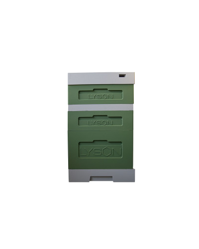 Вулик пінополістирольний Дадан на 10 рамок Lyson з гігієнічним дном фарбований (зелений) Вулик пінополістирольний Дадан на 10 рамок Lyson з гігієнічним дном фарбований (зелений)