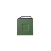 Корпус вулика на 6 рамок Дадан Lyson пінополістирольний фарбований(зелений) 