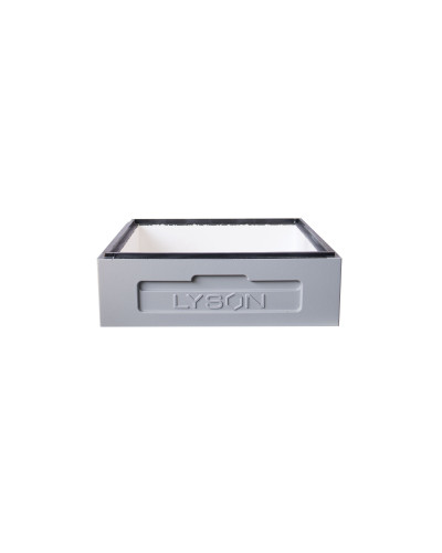 Корпус вулика на 10 рамок  Дадан 1/2 Lyson пінополістирольний фарбований (сірий)