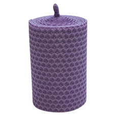 Свічка з вощини бузкова (8,5 см)