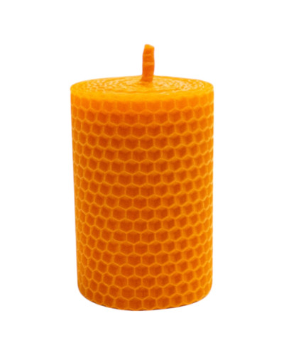 Свічка з вощини оранжева (8,5 см)