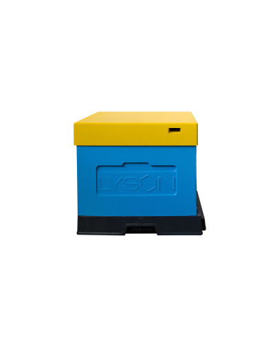 Вулик пінополістирольний Дадан на 10 рамок Lyson з пластиковим дном фарбований (один копус) Вулик пінополістирольний Дадан на 10 рамок Lyson з пластиковим дном фарбований (один копус)