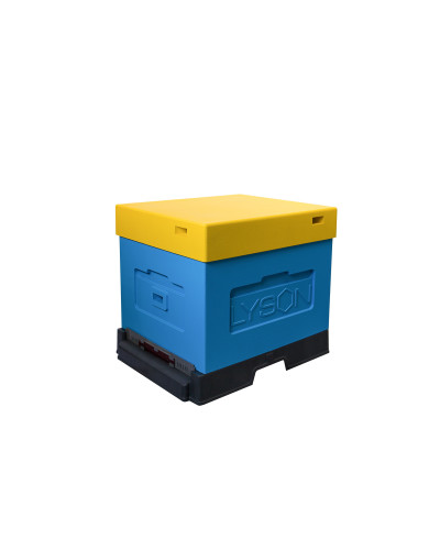 Вулик пінополістирольний Дадан на 10 рамок Lyson з пластиковим дном фарбований (один копус) Вулик пінополістирольний Дадан на 10 рамок Lyson з пластиковим дном фарбований (один копус)