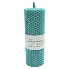 Свічка з вощини морська хвиля (13,5 см)