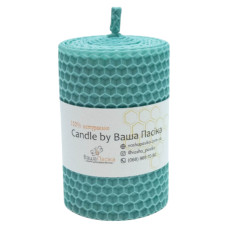 Свічка з вощини морська хвиля (8,5 см)