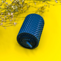 Свічка з вощини синя (20 см)