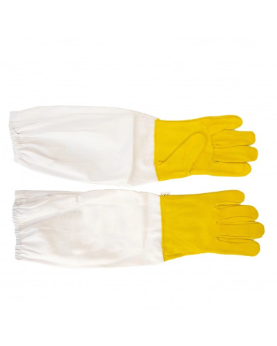 Рукавиці шкіряні Пасічні (жовті)