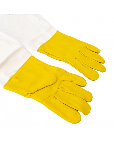 Рукавиці шкіряні Пасічні (жовті)