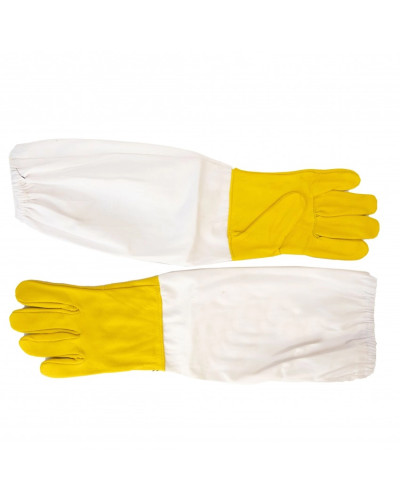 Рукавиці шкіряні Пасічні (жовті)