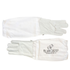 Рукавиці шкіряні Пасічні (з логотипом)