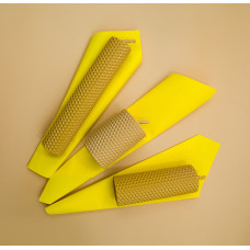 Свічка з вощини жовта (20 см)