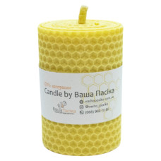 Свічка з вощини жовта (8,5 см)