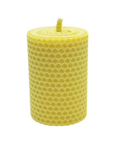 Свічка з вощини жовта (8,5 см)