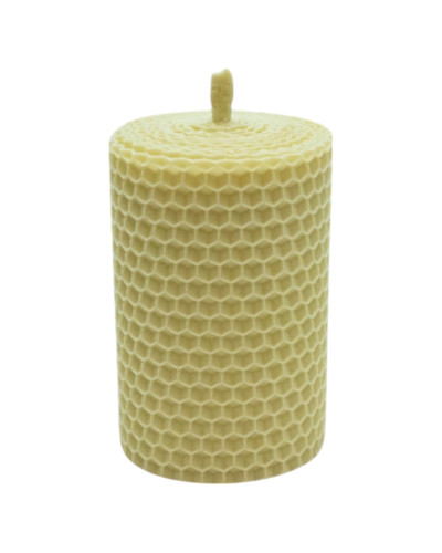 Свічка з вощини молочна (8,5 см)