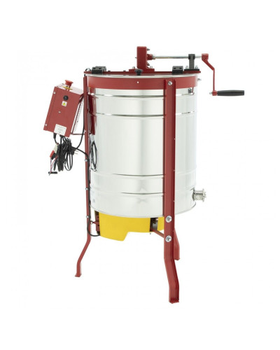 Медогонка діагональна 4-рамкова ручна/електрична 220В/12В Ø500мм Lyson Classic Медогонка діагональна 4-рамкова ручна/електрична 220В/12В Ø500мм Lyson Classic