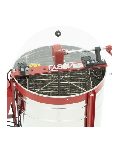 Медогонка діагональна 4-рамкова ручна/електрична 220В/12В Ø500мм Lyson Classic Медогонка діагональна 4-рамкова ручна/електрична 220В/12В Ø500мм Lyson Classic