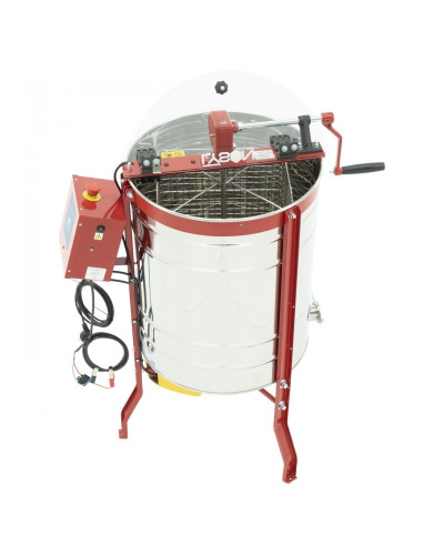 Медогонка діагональна 4-рамкова ручна/електрична 220В/12В Ø500мм Lyson Classic Медогонка діагональна 4-рамкова ручна/електрична 220В/12В Ø500мм Lyson Classic