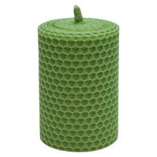 Свічка з вощини м'ятна (8,5 см)