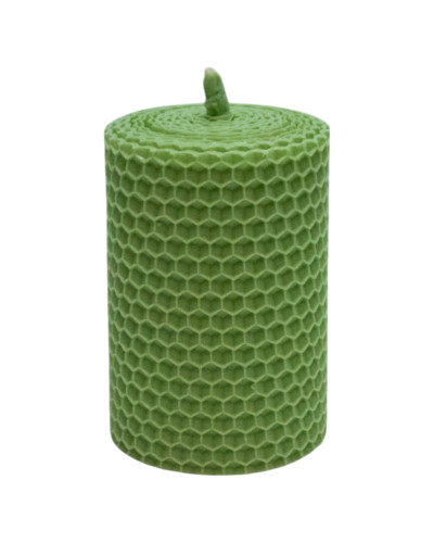 Свічка з вощини м'ятна (8,5 см)