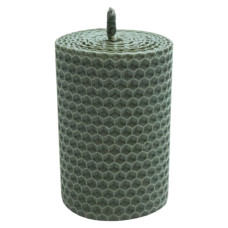 Свічка з вощини сіра (8,5 см)