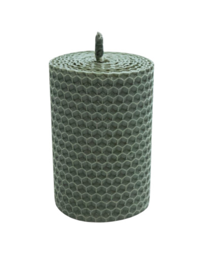 Свічка з вощини сіра (8,5 см)