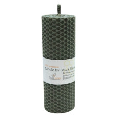 Свічка з вощини сіра (13,5 см)