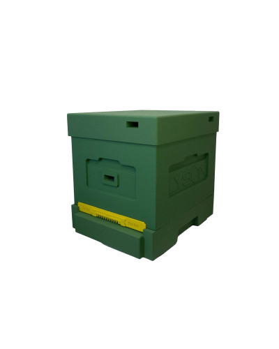 Вулик пінополістирольний Дадан на 10 рамок Lyson з гігієнічним дном фарбований (один корпус) зелений Вулик пінополістирольний Дадан на 10 рамок Lyson з гігієнічним дном фарбований (один корпус) зелений