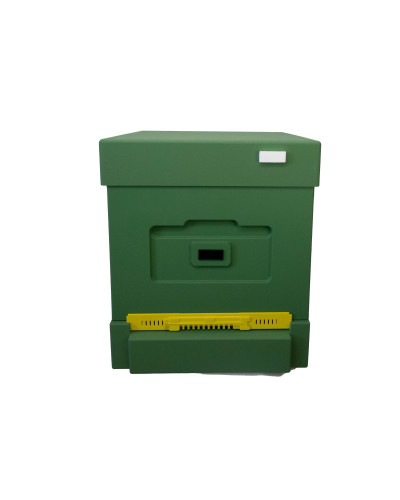 Вулик пінополістирольний Дадан на 10 рамок Lyson з гігієнічним дном фарбований (один корпус) зелений Вулик пінополістирольний Дадан на 10 рамок Lyson з гігієнічним дном фарбований (один корпус) зелений