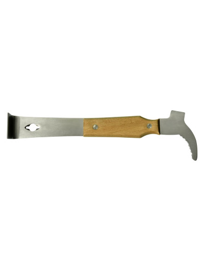 Стамеска пасічна 255 мм з дерев'яною ручкою