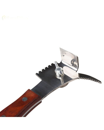 Стамеска пасічна 267 мм багатофункційна з кольоровою дерев'яною ручкою Стамеска пасічна 267 мм багатофункційна з кольоровою дерев'яною ручкою