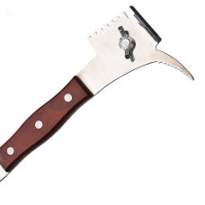 Стамеска пасічна 267 мм багатофункційна з кольоровою дерев'яною ручкою