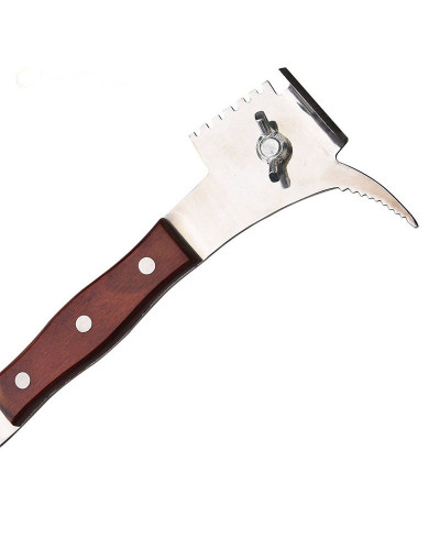 Стамеска пасічна 267 мм багатофункційна з кольоровою дерев'яною ручкою Стамеска пасічна 267 мм багатофункційна з кольоровою дерев'яною ручкою